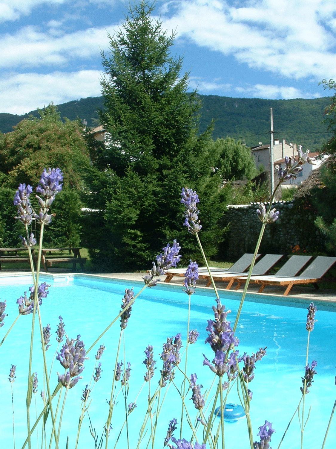 Logis Hotel Restaurant Le Castel Fleuri Saint-Jean-en-Royans Εξωτερικό φωτογραφία